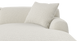 Brosa Seta 4 Seater Sofa with Chaise (Seashell White; Right Chaise)