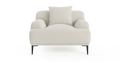 Brosa Seta Armchairs Seashell White