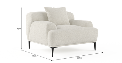 Brosa Seta Armchair (Seashell White)