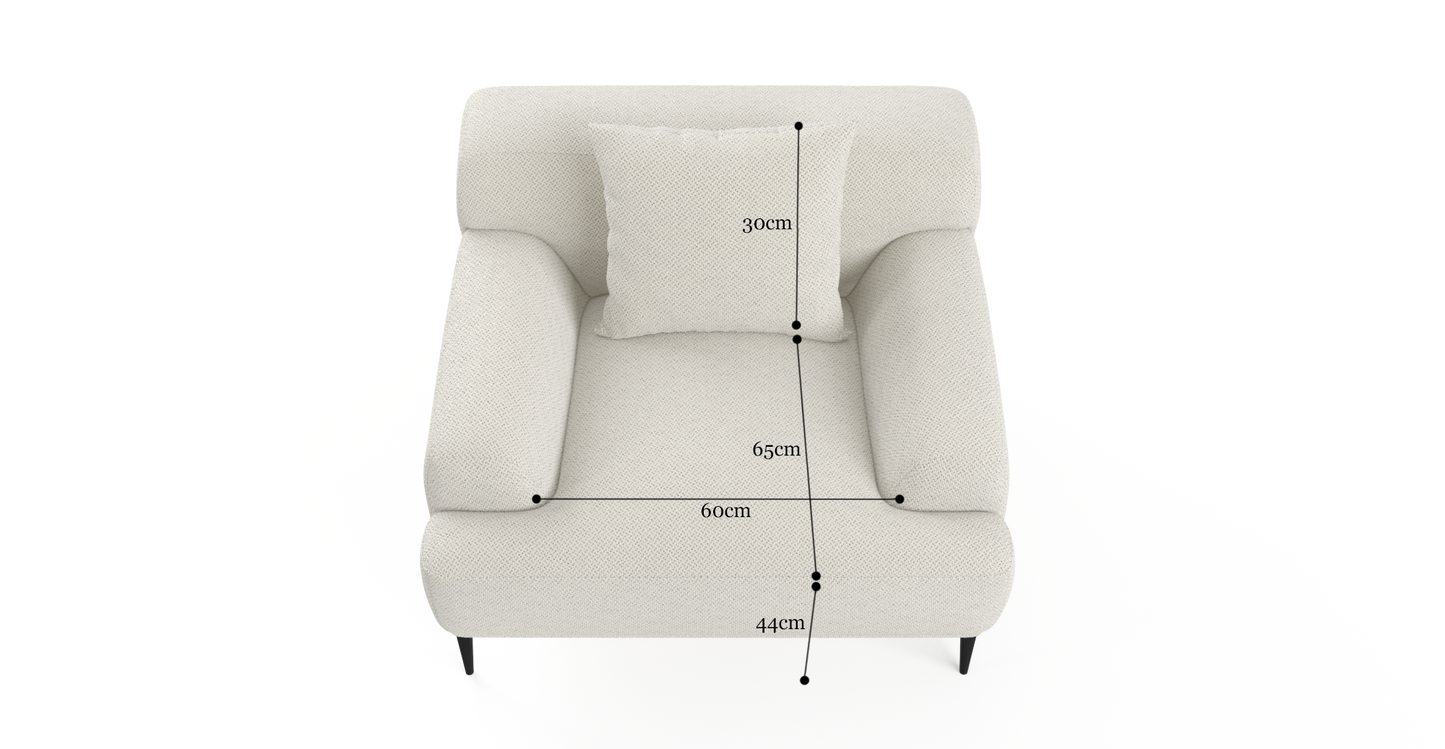 Brosa Seta Armchair (Seashell White)