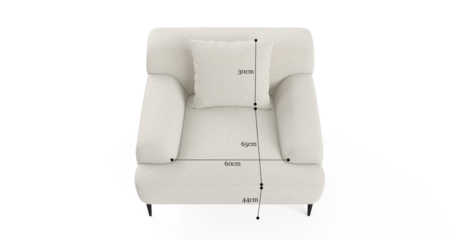 Brosa Seta Armchair (Seashell White)