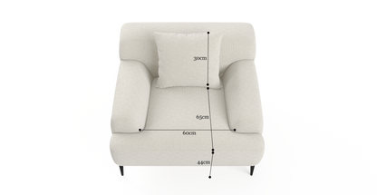 Brosa Seta Armchair (Seashell White)