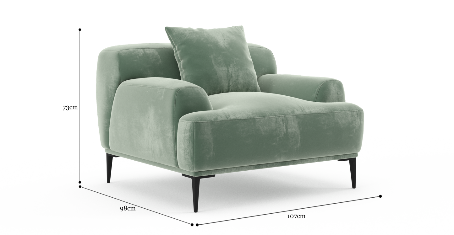 Brosa Seta Armchair (Russian Sage)