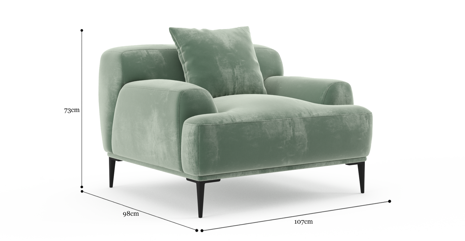 Brosa Seta Armchair (Russian Sage)