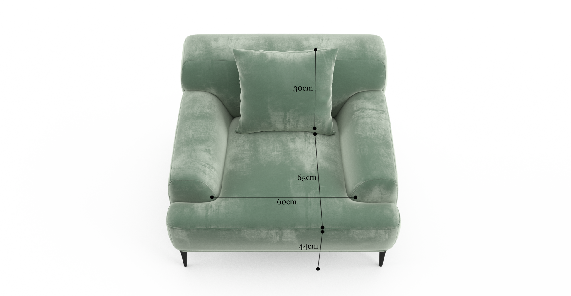 Brosa Seta Armchair (Russian Sage)