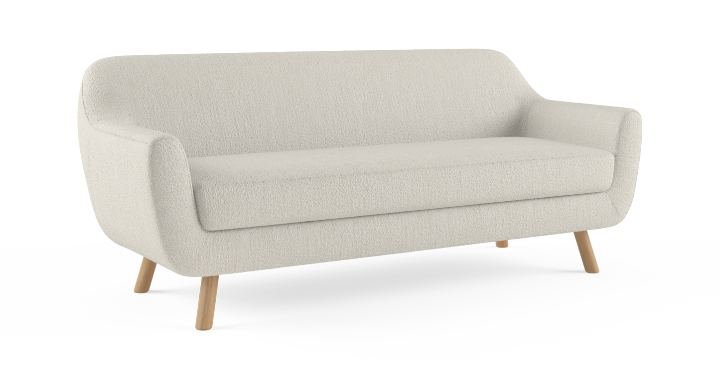 Brosa Tate 3 Seater Sofa (Light Cream)