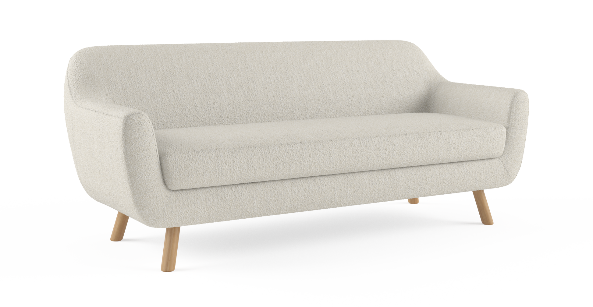 Brosa Tate 3 Seater Sofa (Light Cream)