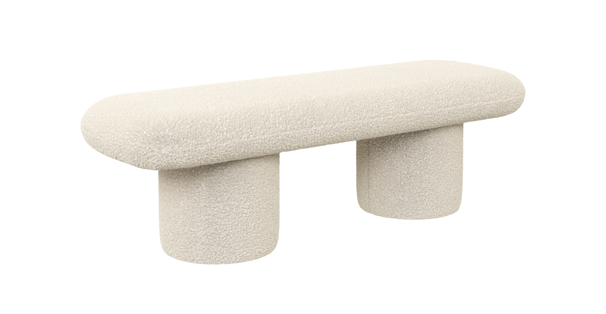 Brosa Totem Bench (Sesame Seed)