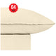 Odyssey Living Bamboo Linen Sheet Set 4 Piece King Natural