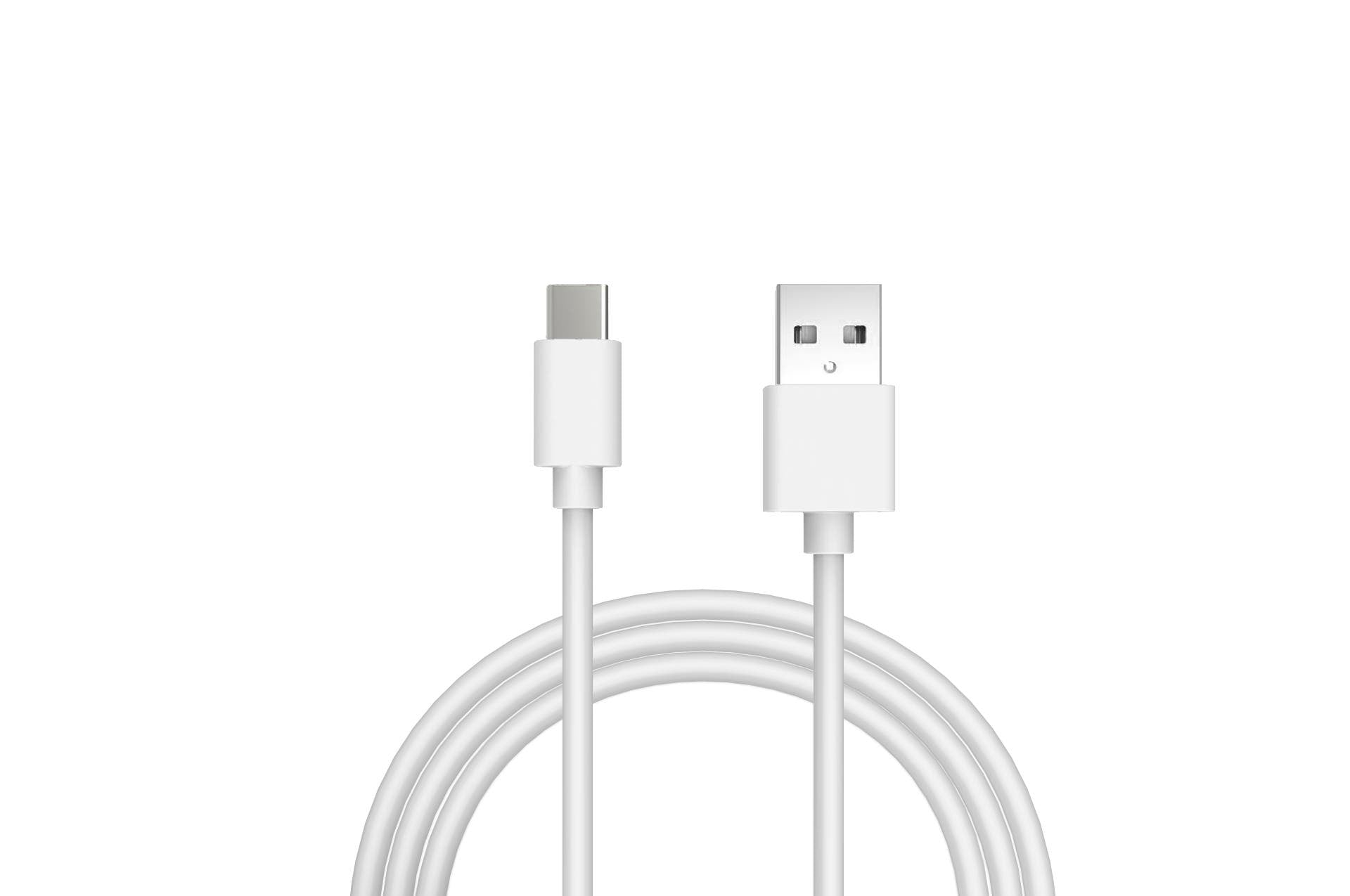 USB-C to USB-A Cable IF Certified (White) (1m)