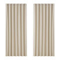 Artiss 2X Blockout Curtains Eyelet 240x230cm Beige