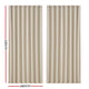 Artiss 2X Blockout Curtains Eyelet 240x230cm Beige – view 2
