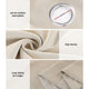 Artiss 2X Blockout Curtains Eyelet 240x230cm Beige – view 6