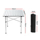 Weisshorn Folding Camping Table 70CM Roll Up Outdoor Picnic BBQ Aluminium Desk – view 2