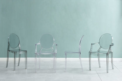 Matt Blatt Set of 2 Philippe Starck Victoria Ghost Chair Replica