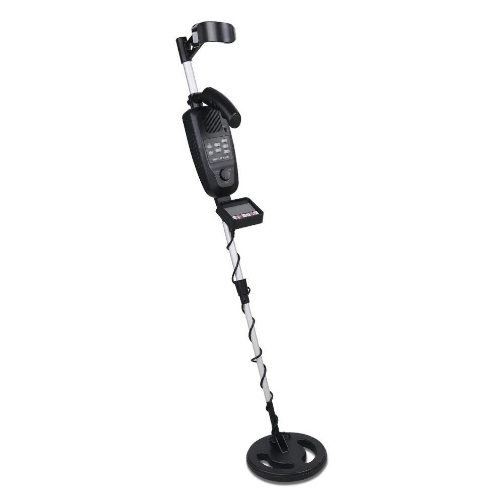 LCD Screen Metal Detector with Headphones - Black | Auzzi Store