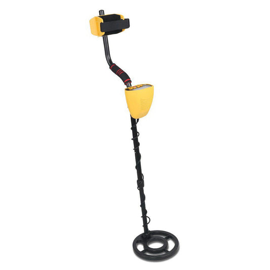 LCD Screen Metal Detector with Headphones - Yellow | Auzzi Store