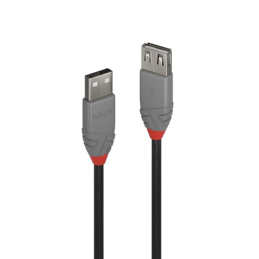 LINDY 2m USB2 A Ext Cable Anthra Line G | Auzzi Store