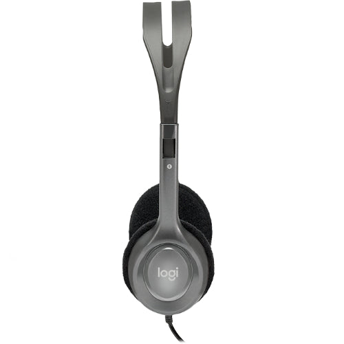 LOGITECH H110 Stereo Headset Over-the-head Headphone 3.5mm Versatile Adjustable Microphone for PC Mac LS | Auzzi Store