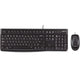 LOGITECH MK120 Keyboard & Mouse Combo Quiet typing and Spill resistant High-definition optical tracking Thin profile 3yr | Auzzi Store