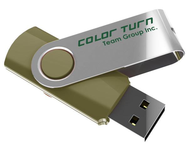 Team Group E902 Colour Turn USB 2.0 Flash Drive 16GB, Read (Max) 15MB/s Green