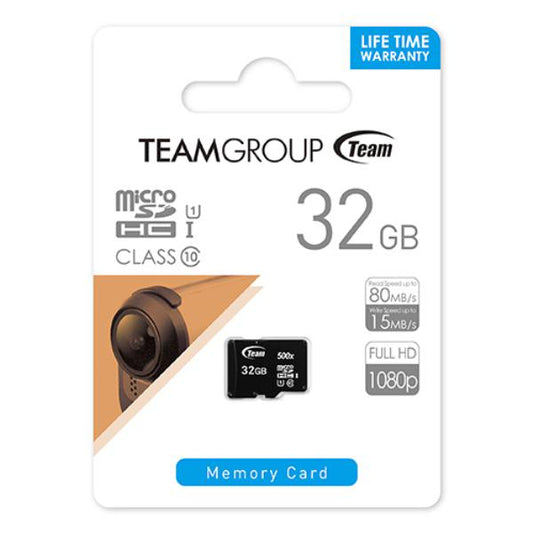 Team Group Micro SDHC 32GB Class10 UHS-I Retail W/1 Adapter