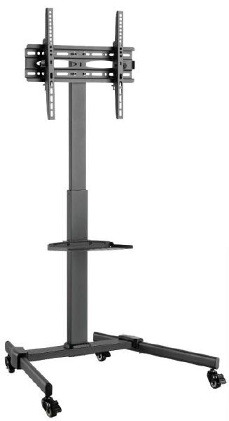 Atdec AD-TVC-20 Mobile TV Cart Black - Lightweight Displays. Max load: 20kg. VESA, Designed For Panels 32" to 55"