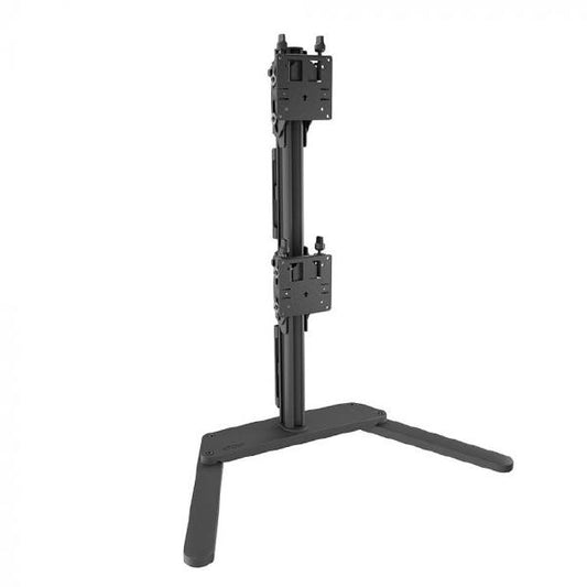 Atdec Freestanding heavy duty dual vertical monitor mount