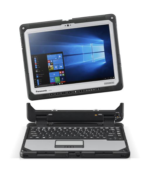 Panasonic CF-33 Mk2 i7-10810U, 16GB, 512GB OPAL, 3cell x 2 battery, Emissive Backlit KBD, Front/Rear Camera, True Serial