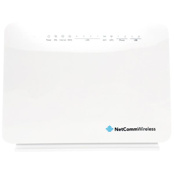 NetComm NF10WV N300 WiFi VDSL/ADSL Modem Router with Voice - Gigabit WAN, 4 x LAN, 2 x USB Storage  ** NBN Compliant **