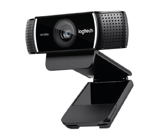 Logitech Webcam HD Pro C922, USB, Monitor Clip, Mini Tripod, H