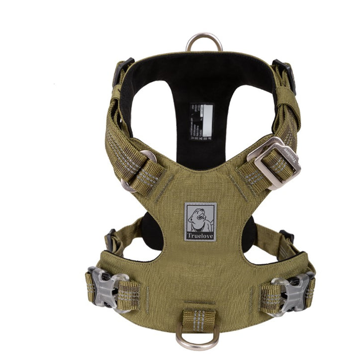 Lightweight 3M reflective Harness Army Green S | Auzzi Store