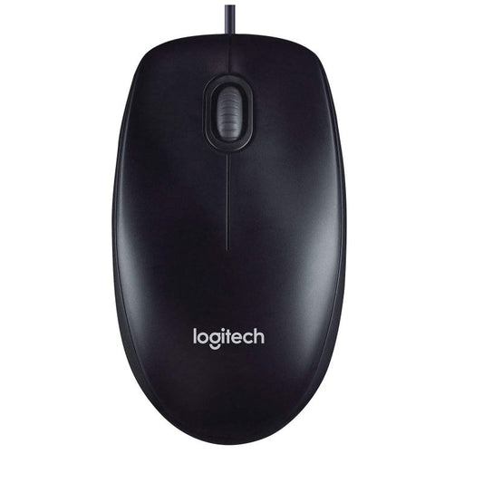 Logitech M90 USB Wired Optical Mouse 1000 DPI for PC Laptop Mac Full Size Comfort smooth mover(L) | Auzzi Store