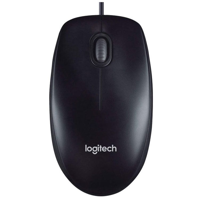 Logitech M90 USB Wired Optical Mouse 1000 DPI for PC Laptop Mac Full Size Comfort smooth mover(L) | Auzzi Store