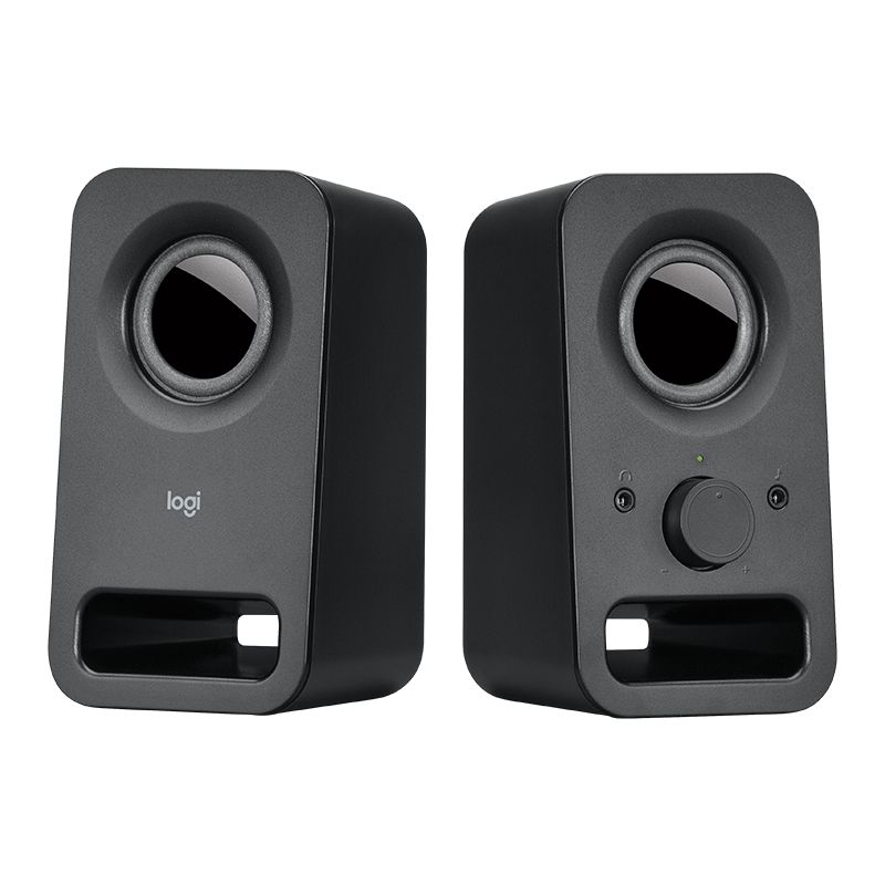 Logitech Z150 2.0 Stereo Speakers 6W Compact Size Easily Access to Power & Volume Control Headphone & Auxiliary Jack for TV PC Smartphone Tablet | Auzzi Store