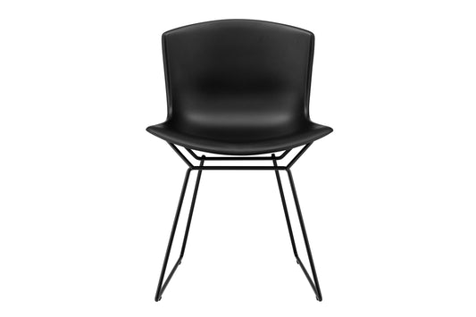 Matt Blatt Set of 2 Bertoia Molded Shell Side Chair Replica (Black)