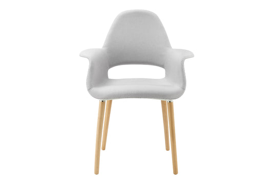 Matt Blatt Set of 2 Eames Organic Chair Replica (Grey)