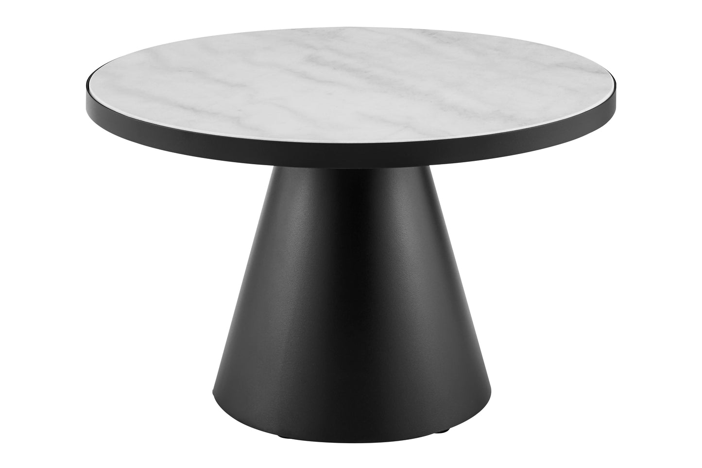 Matt Blatt Soli Coffee Table (Black/White, Small)