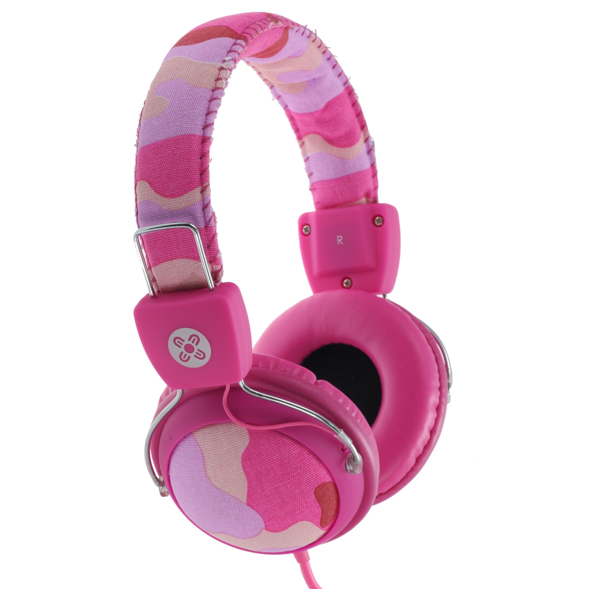 MOKI Camo In-line Mic Pink Headphones | Auzzi Store