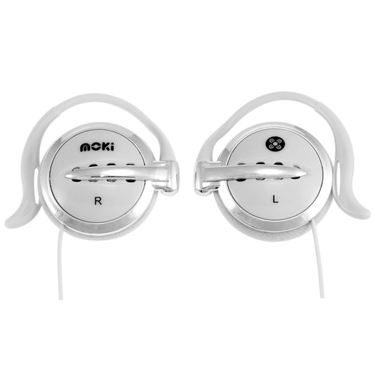 MOKI Clip On Earphones- White | Auzzi Store