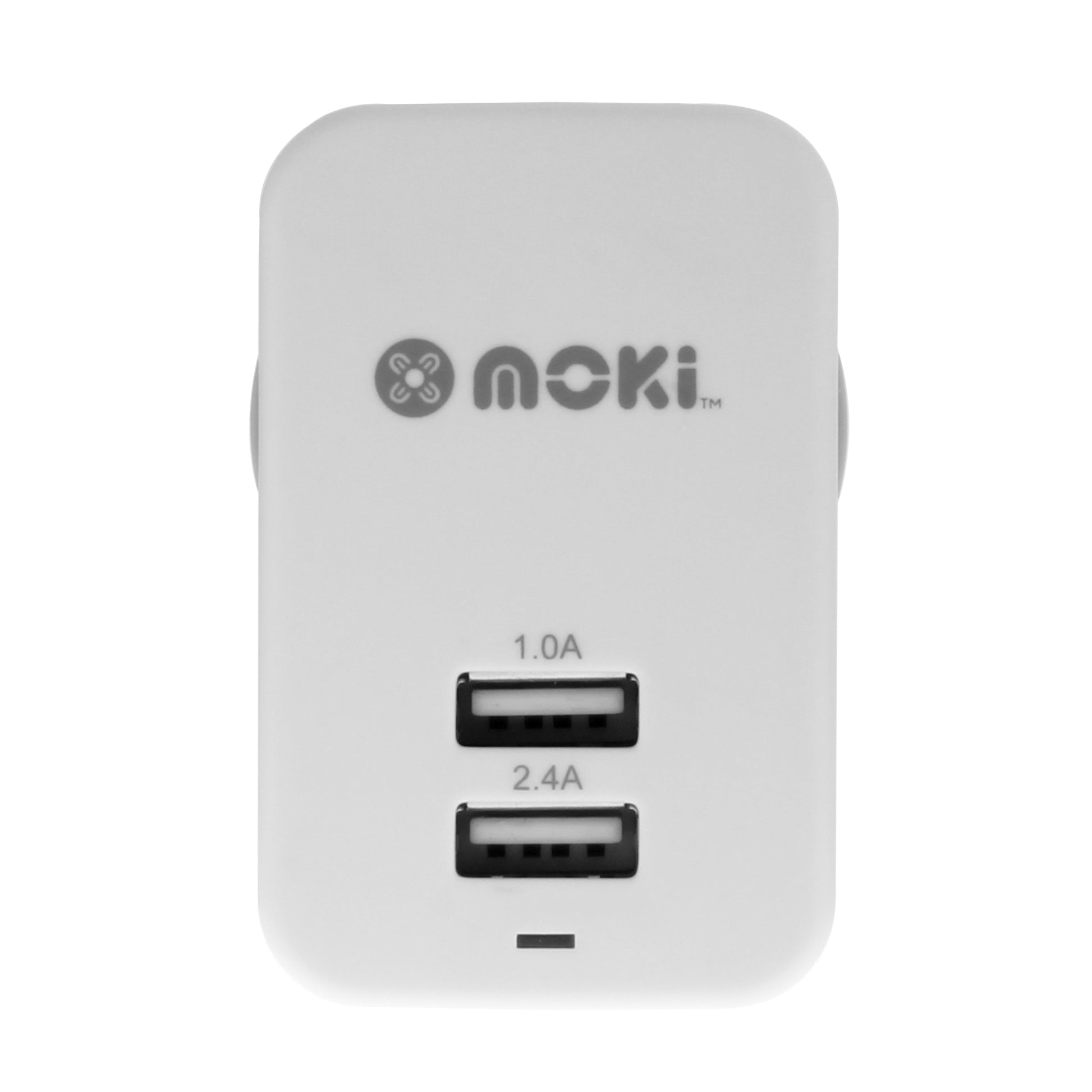 MOKI Dual USB Wall Charger - White | Auzzi Store