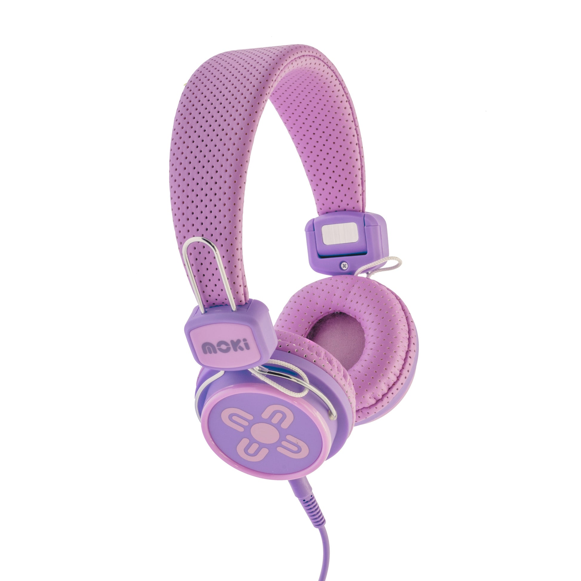 MOKI Kid Safe Volume Limited Pink & Purple Headphones | Auzzi Store