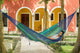 Mayan Legacy King Size Deluxe Outdoor Cotton Mexican Hammock in Caribe Colour | Auzzi Store
