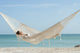 Mayan Legacy King Size Deluxe Outdoor Cotton Mexican Hammock in Cream Colour | Auzzi Store