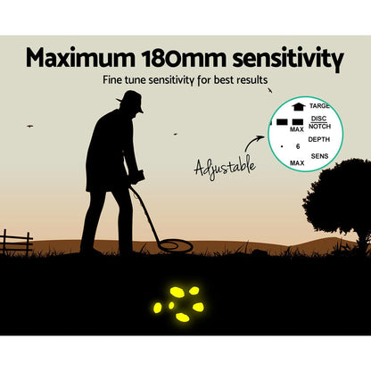Metal Detector Pinpointer 180MM Deep Sensitive Searching Treasure Gold Hunt | Auzzi Store
