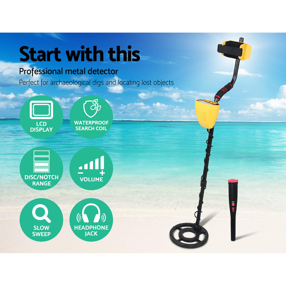 Metal Detector Pinpointer Deep Sensitive Searching Treasure Gold Hunt Digger 180MM | Auzzi Store