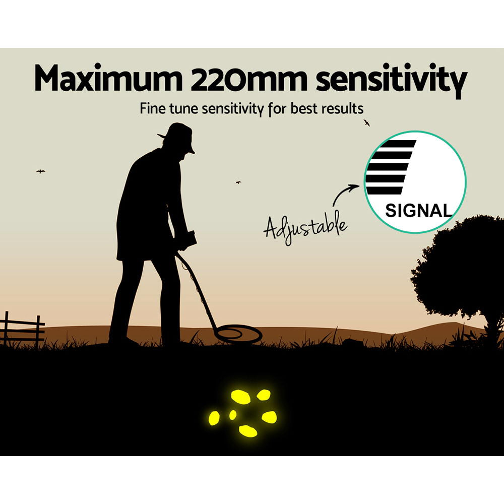 Metal Detector Pinpointer Deep Sensitive Searching Treasure Gold Hunt Digger 220MM | Auzzi Store