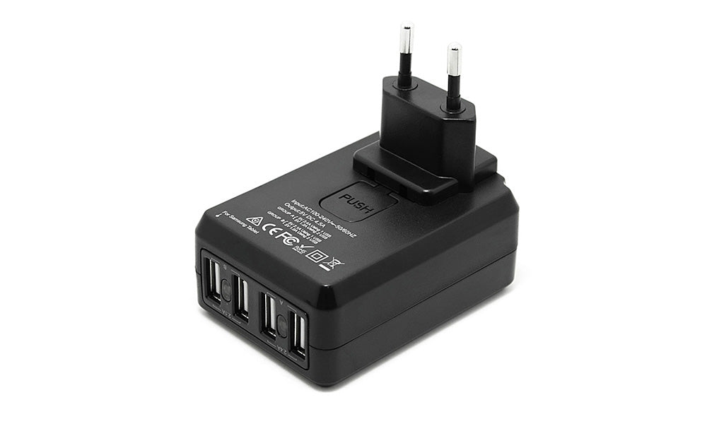 Mozbit 4.5A 4-Port USB Travel Wall Charger | Auzzi Store