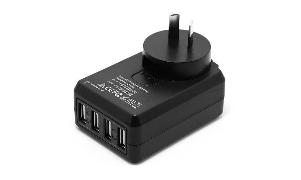 Mozbit 4.5A 4-Port USB Travel Wall Charger | Auzzi Store