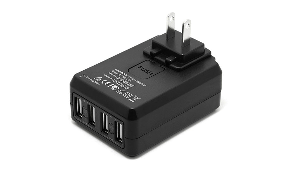 Mozbit 4.5A 4-Port USB Travel Wall Charger | Auzzi Store